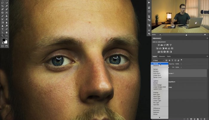 Обработка глаз в Photoshop