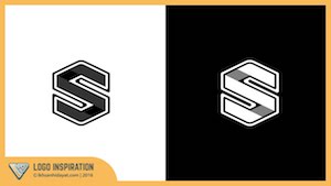 Логотип из буквы S в Illustrator