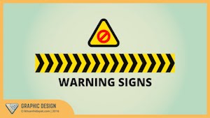 Предупреждающий знак в Illustrator