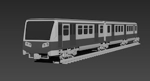 Моделирование поезда в 3ds max