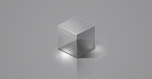 Стеклянный куб в Photoshop