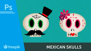 Мексиканские черепа в Photoshop