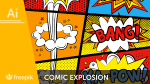 Рисуем взрывы из комиксов в Illustrator