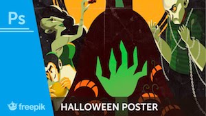 Плакат для Хэллоуина в Photoshop