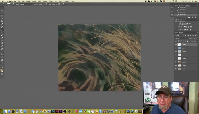 Как нарисовать траву в Photoshop?