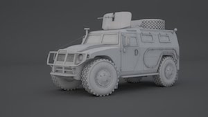 Моделирование бронеавтомобиля Тигр в 3ds Max