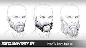Как рисовать бороду и растительность на лице в Manga Studio?