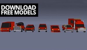 Моделирование низкополигональных автомобилей в Blender
