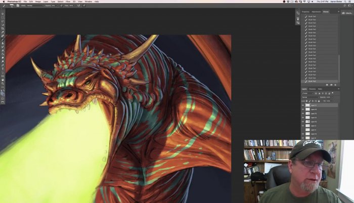Рисуем дракона в Photoshop