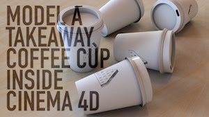 Моделирование стаканчика кофе в Cinema 4D