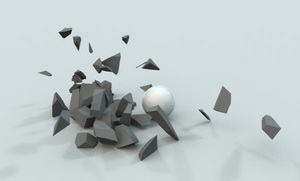 Shattering an Object with Destruction and Mograph 2