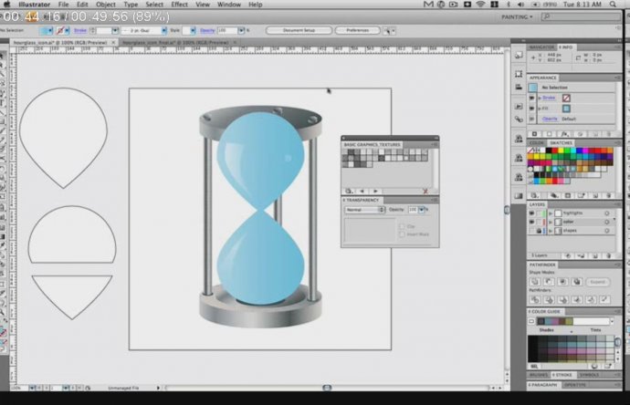 Hourglass Icon in About an Hour