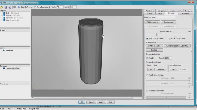 Interactive 3d Model Viewer using 3ds Max and Wirefusion