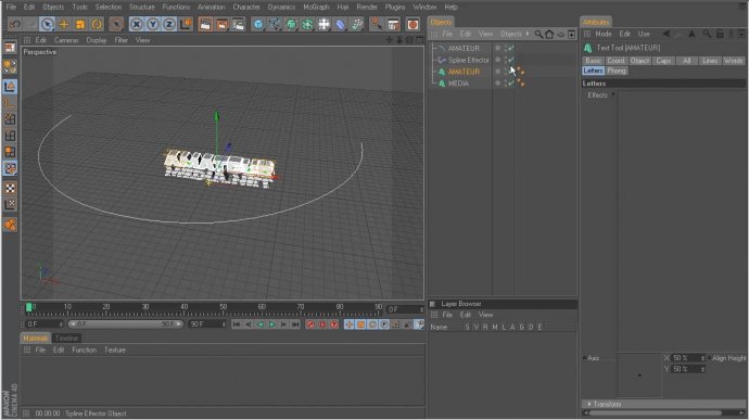 Comedy Titles in Cinema 4D