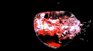 Amazing Liquid Apple Effect in RealFlow, Cinema 4D and After Effects