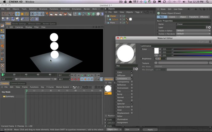 Using Textures and Objects to Light Your Scene With and Without Global Illumination in Cinema 4D