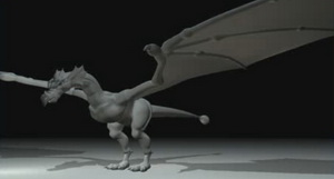 Моделирование дракона в Maya
