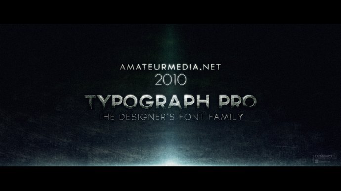 TYPOGRAPH PRO FONTS