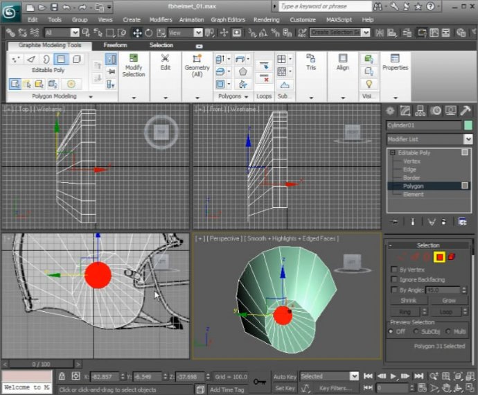 Modeling Hard Surface Curvature in 3ds Max