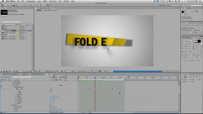 After Effects Fold Effect Tutorial