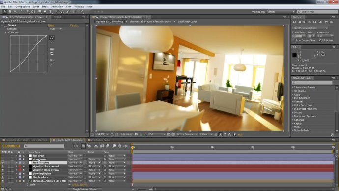 3D Arch-renderings Meet The "Film Look" in After Effects CS5