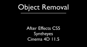 VFX Object Removal Tutorial