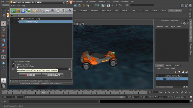 Exploring Craft Director Studio's Animation Tools in Maya 2011 SAP