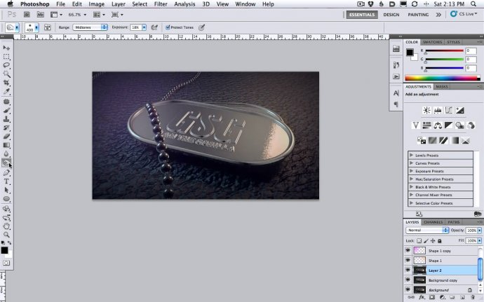 How To Model and Extrude Dog Tags In Cinema 4D