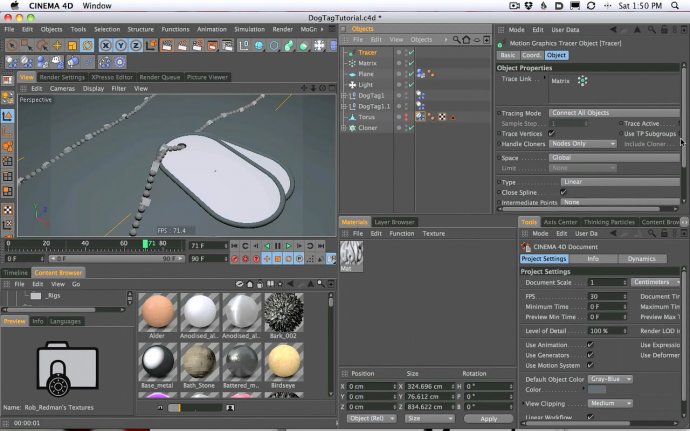 How To Model and Extrude Dog Tags In Cinema 4D