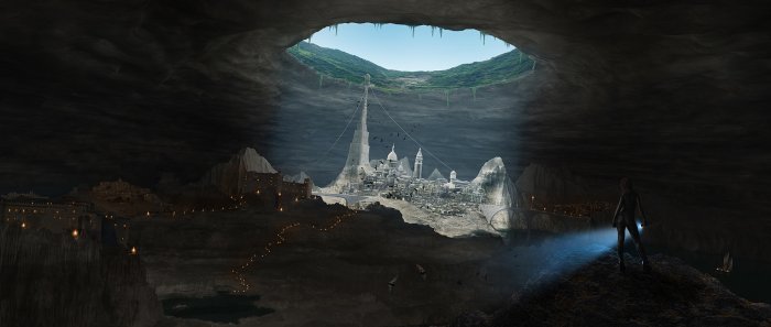 [PSDTUTS] Урок по созданию подземного города в Photoshop