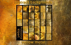 Abstract backgrounds are a yellow metal