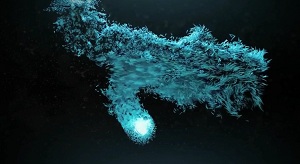 Underwater Thinking Particles Float