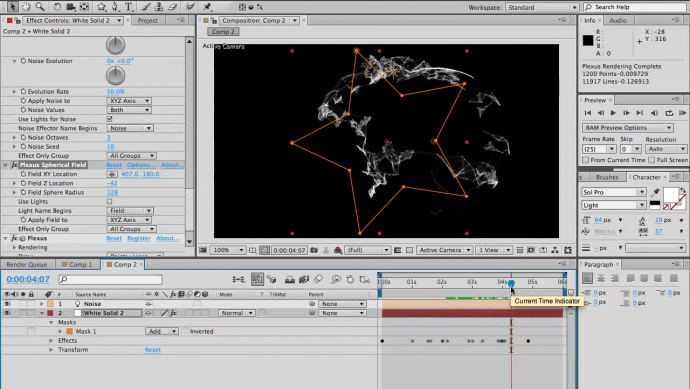 Create A Generative Identity Using Plexus in After Effects