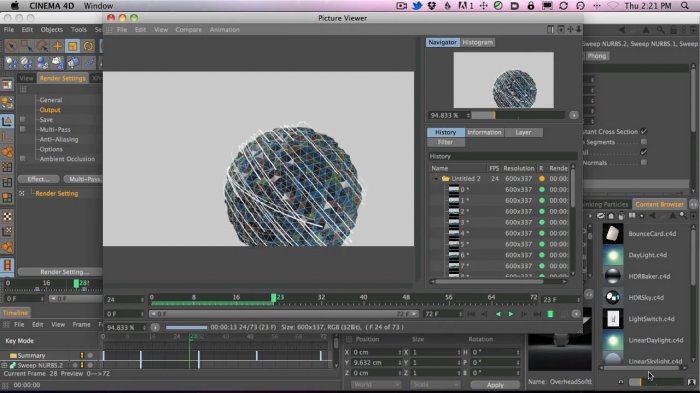 Making The AT&T End Tag Logo in Cinema 4D and After Effects