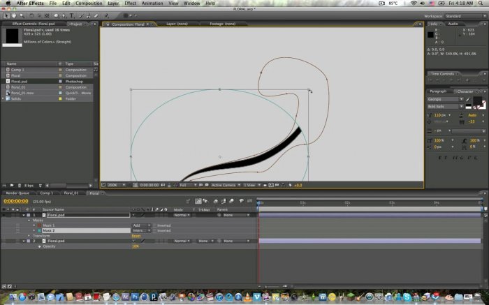 Animating Floral Element