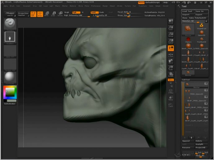 Gnomon Workshop - Sketching with Digital Clay: A Monster Head