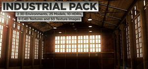 Промышленный набор 3D моделей для Cinema 4D (Industrial Pack)