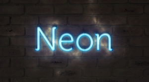 Photoshopping Neon Text