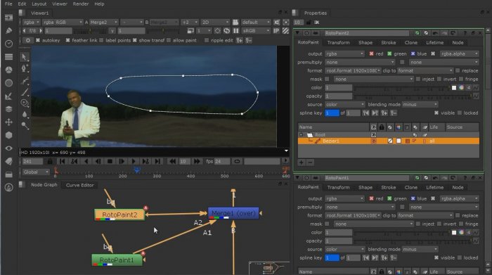 Tracking, Compositing & Color Correction in Nuke by Dave Scandlyn