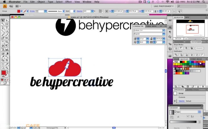 Logo Design in Adobe Illustrator and Photoshop