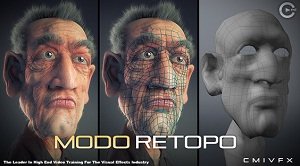 [cmiVFX] Техники ретопологии в Luxology Modo