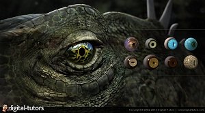 Урок по текстурированию глаз животных в Maya