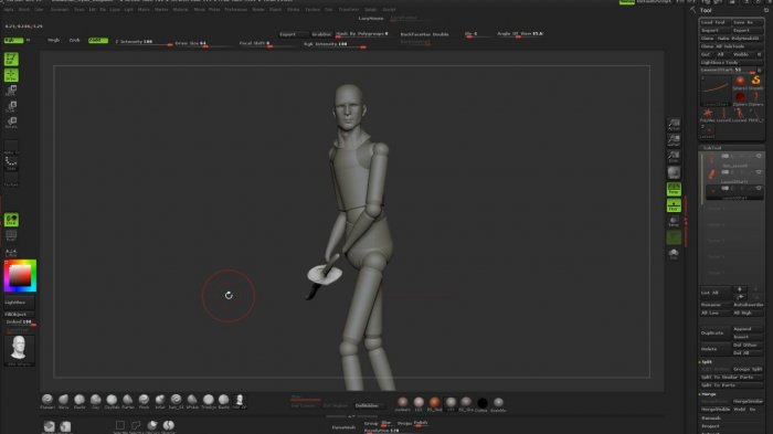 Creative Development: Использование манекенов для настройки поз и скульптинга в ZBrush