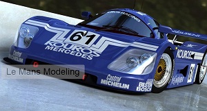 Моделирование спортивного автомобиля Le Mans C9 в Modo