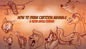Как рисовать мультяшных животных