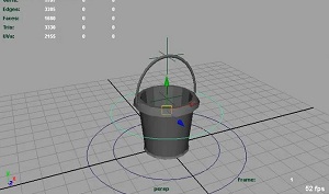 Простой урок по ригу ведра в Maya