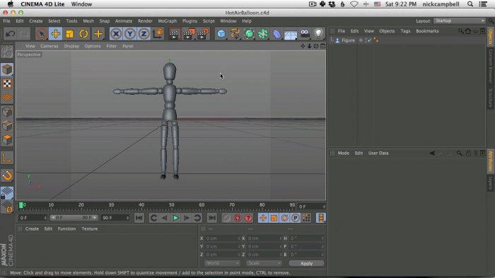 Импорт 3D модели в After Effects с Cineware