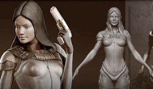 Моделирование персонажа в Zbrush и Maya