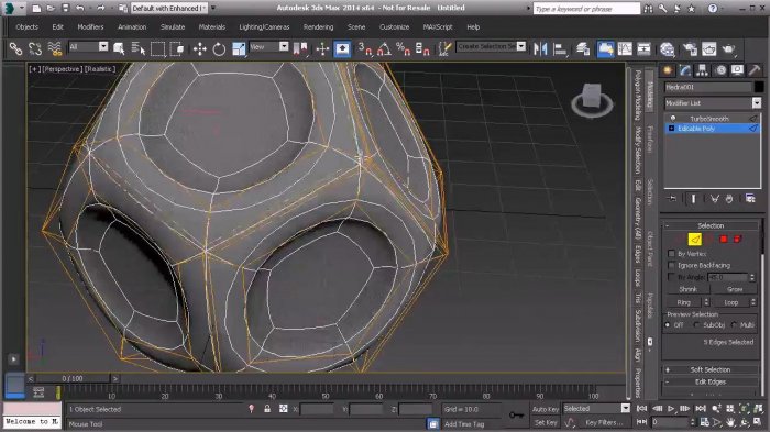 Моделирование сложных поверхностей в 3ds Max