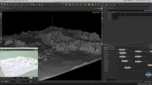 Моделирование местности в Houdini